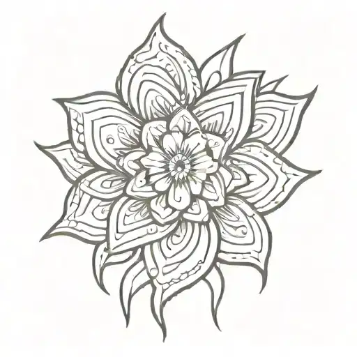 Tribal Flower