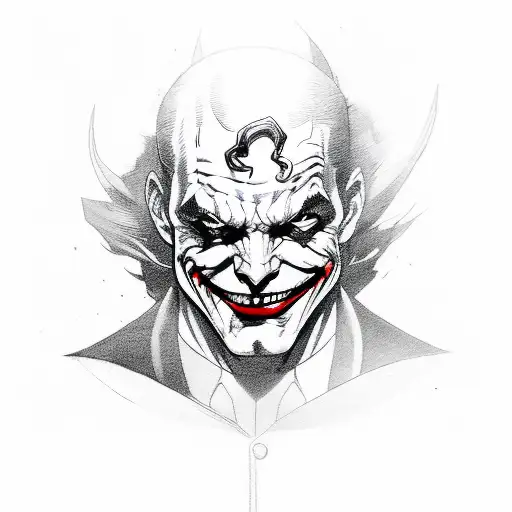 Dc Joker Black And White