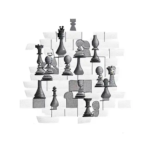 Chess With Letters Mt As Bricks