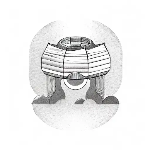 Women With Open Crown Wings Inside Of Enso Round