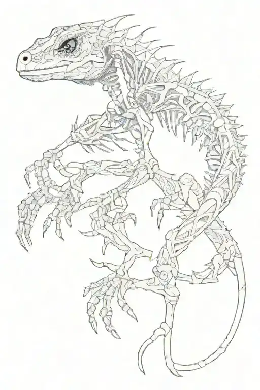 Lizard Skeleton