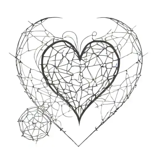 Heart Black Web