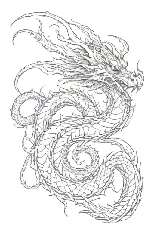 Dragon Coiled