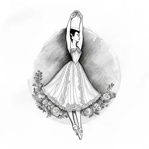 A Woman Holding A Kings Card In A Ballerina Dress