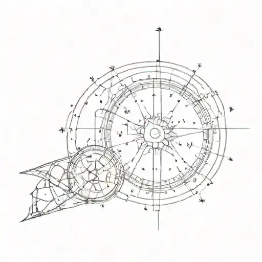 Star Map Shoulder Sleeve