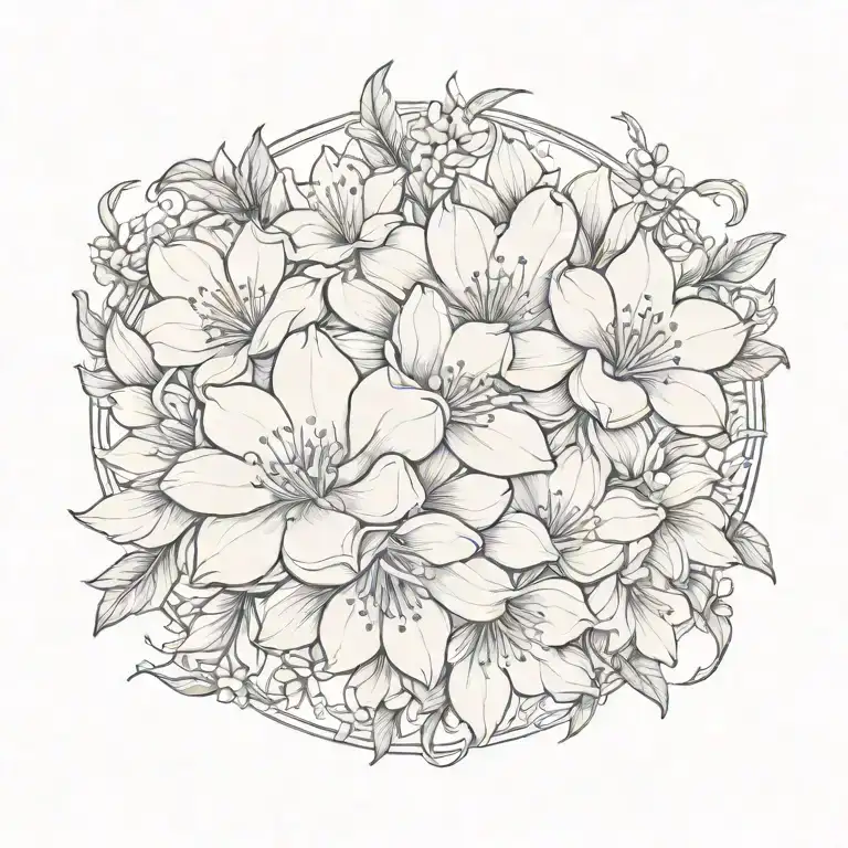 Antler And Magnolias Blooming Name