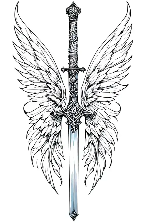 Sword With Fairy Wings
