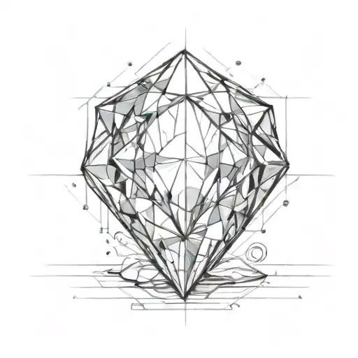 Light Reflecting Off A Diamond