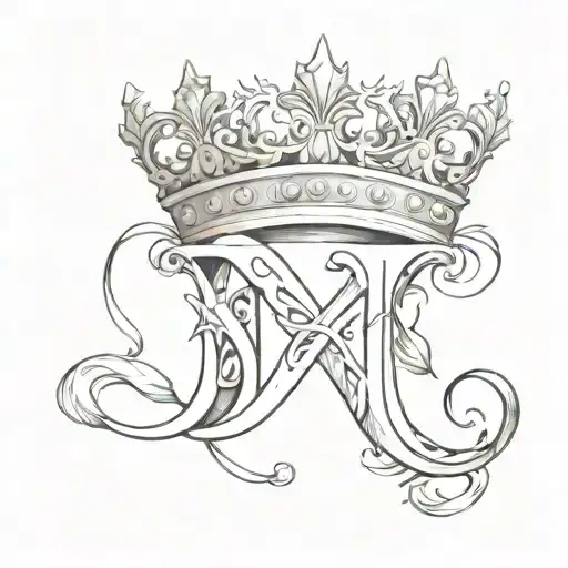 Pvs Word S Letter With Crown