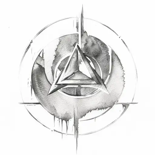 Deathly Hallows Watercolor