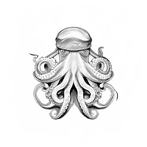 Octopus With Compass