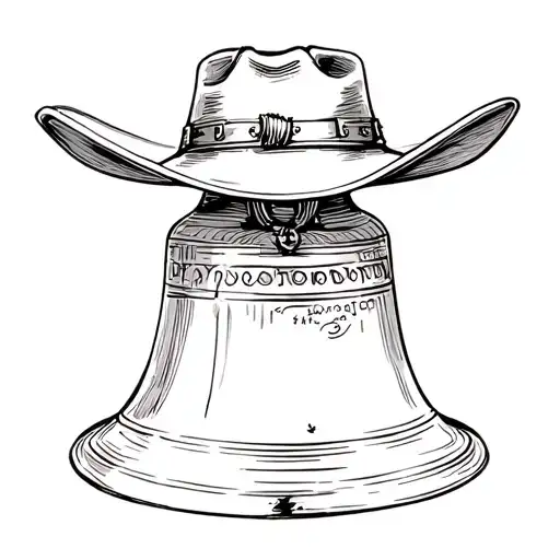 Liberty Bell Cowboy Hat Surrounded