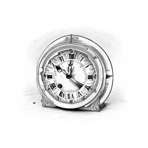 Clock Pirate Lamp Compas