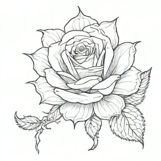 Rose In Alice In Wonderland Style