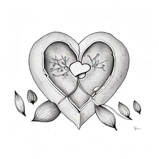 Irish Wildflowers In A Heart Shape