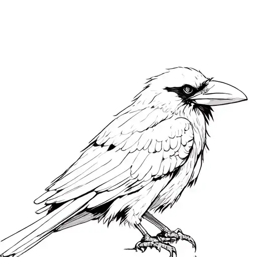 Dark Styled Crow Assassin Looking