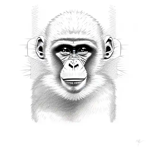 Monkey Making A Funny Face