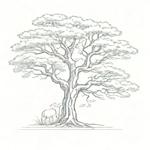 African Tree Acacia Tree