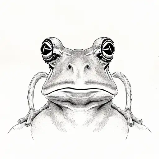 Frog Head With A Sheep Body