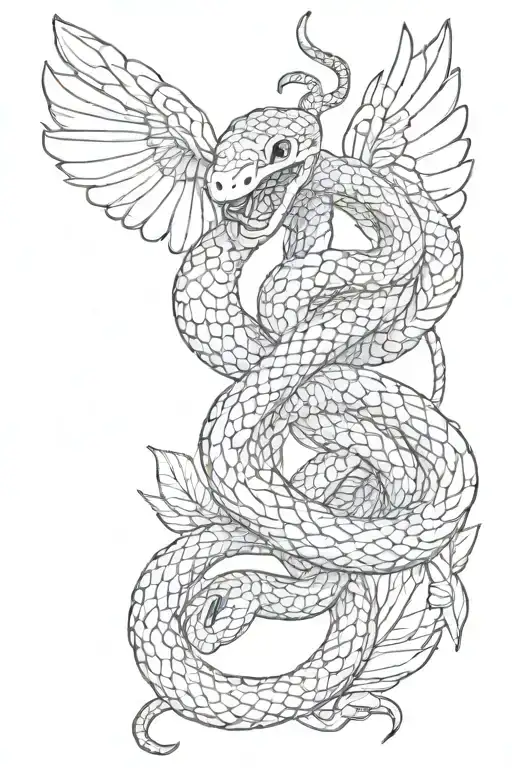 Snake With Wings