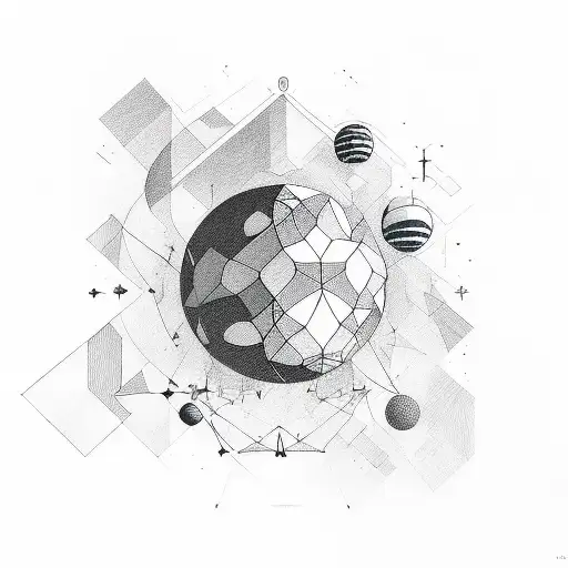 Space Realism With Geometric Abstraction