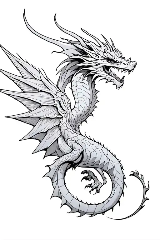 Dragon Tattoos Based Off Of Fourth Wing