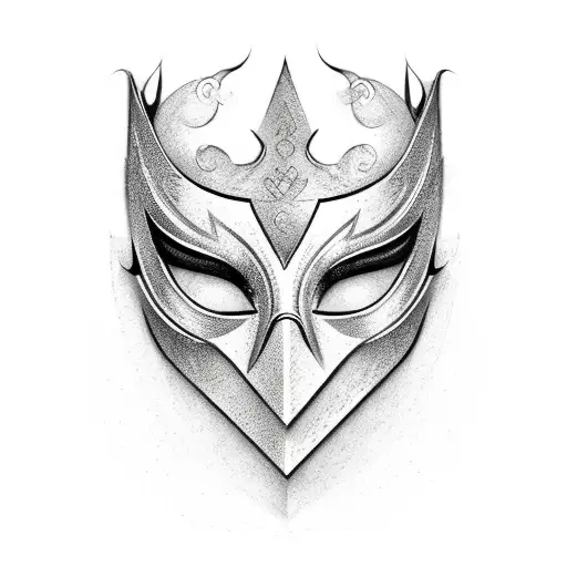 Masquerade Mask With Autism Symbol