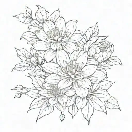 Chrysanthemum Lilly Water Lilly Daffofdil Holly Berry Snow Drop