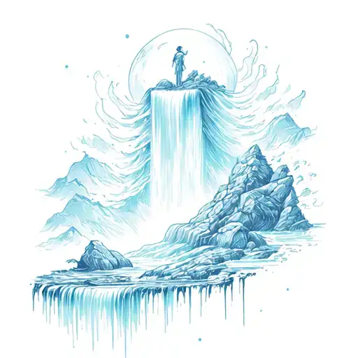 Universe Becomes A Waterfall