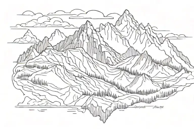 North Cascade Mountain Range
