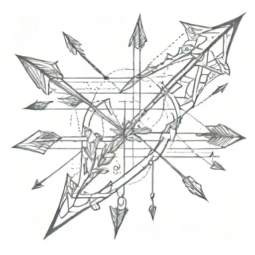 Arrow Showing Growth And Leadership