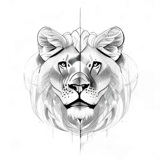 Half Lioness Half Bull