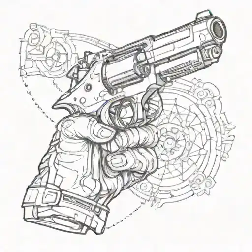 Zone6 And Gun And Hand