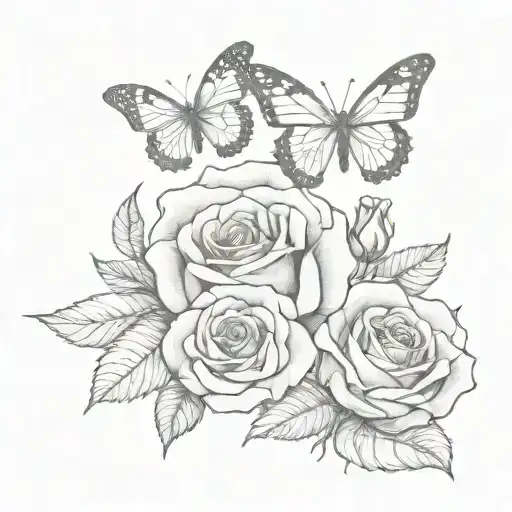 Rose And Butterflys Souronding