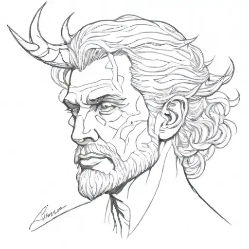 A Melancholic Portrait Of Lucifer