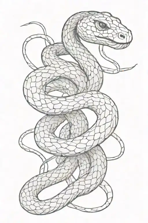 Snake Wrapped