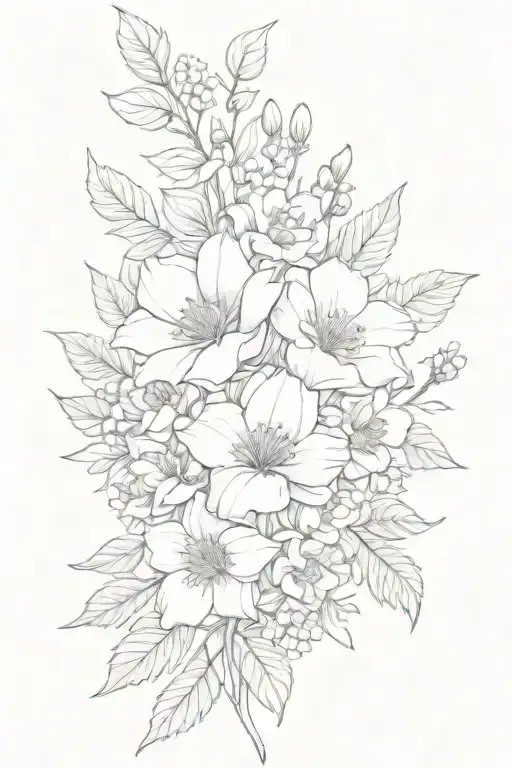 Birth Flower Bouquet