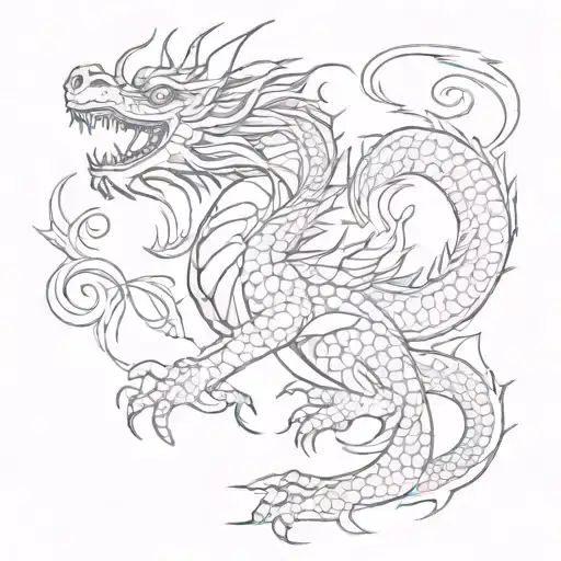 Design A Tattoo Of An Oriental Dragon