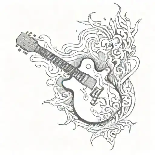 Guitar And Band Name Tristis