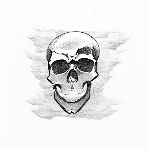 Rock Music Skull Small