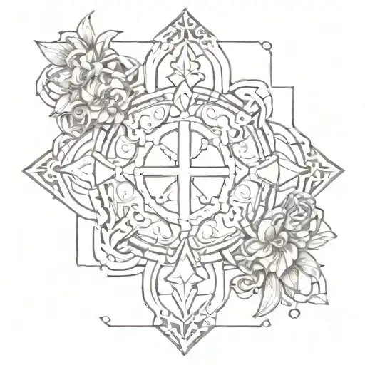 Combine A Traditional Catholic Symbol With A Tech-inspired Motif