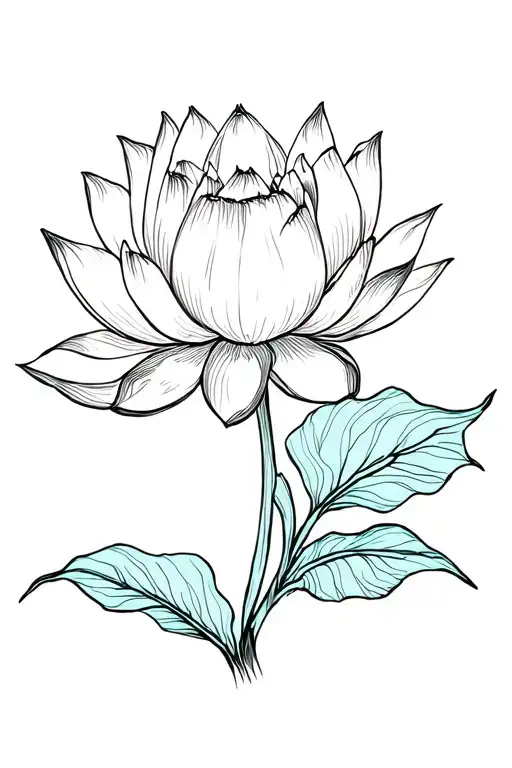 Lotus Flower Emerging