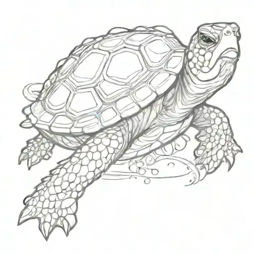 Turtle Drinking Heineken Beer