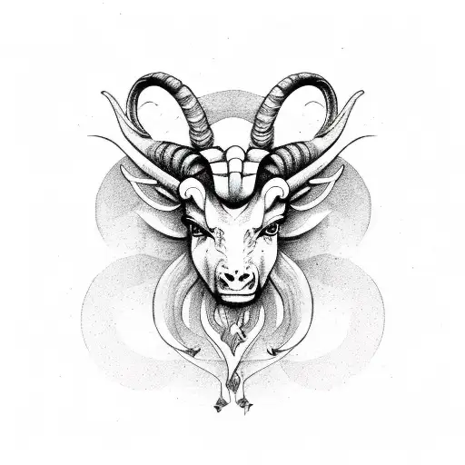 Aries And Taurus On A Single Design