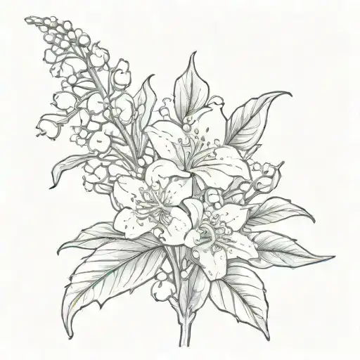 Carnation Flower Lily Of The Valley Holly