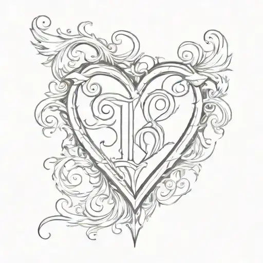 16 Gothic Font And Gothic Heart
