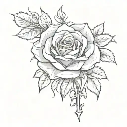Rose With A Cross