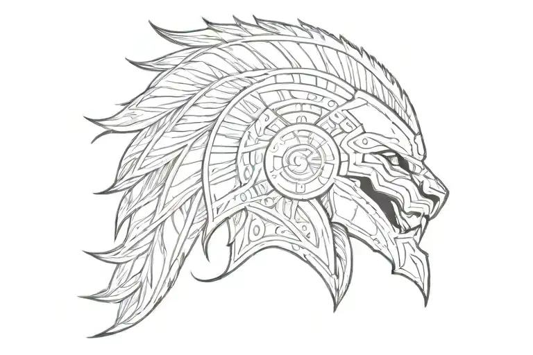 Half Lion Spartan Helmet
