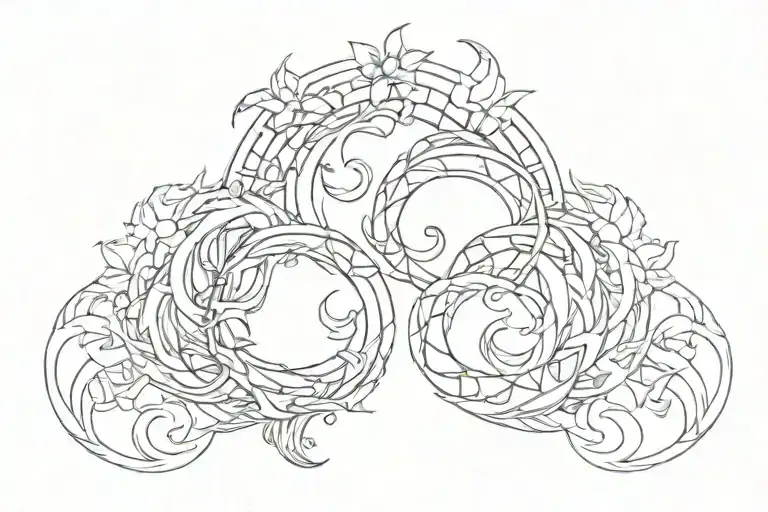 Virgo And Scorpio Symbols Forming