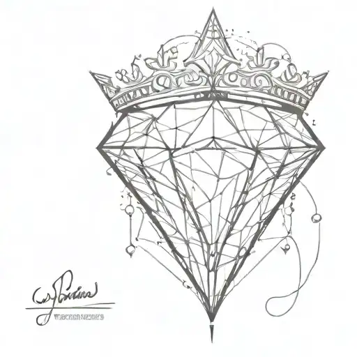 Diamond With Crown
